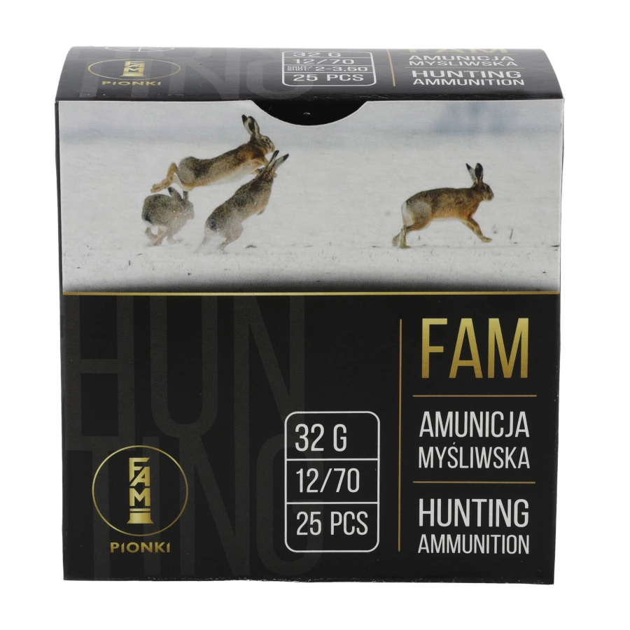 Amunicja FAM Pionki kal. 12/70 GW 32g 2-3,50 mm 4/4