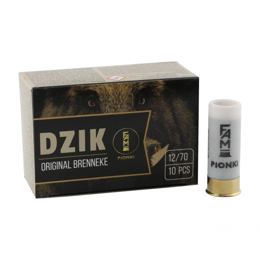Amunicja FAM Pionki kal. 12/70 KULA DZIK 1/4