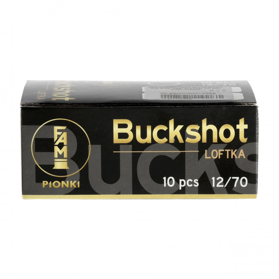 Amunicja FAM Pionki kal. 12/70 Loftka SG 8,6 mm 4/4