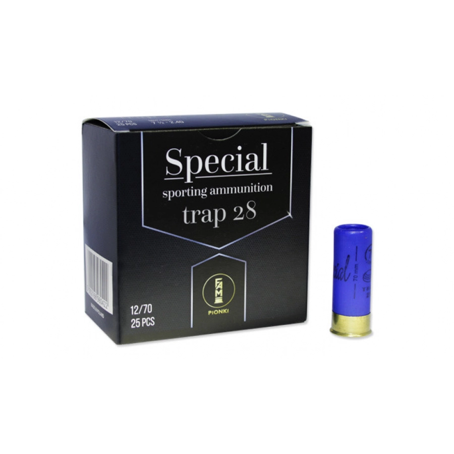 Amunicja FAM Pionki kal. 12/70 TRAP specjal 28g 7,5-2,40mm 1/1