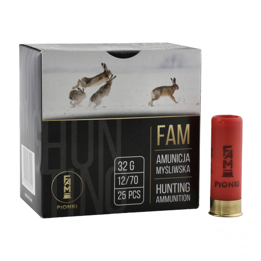Amunicja FAM Pionki kal. 12/70 ZAT 32g 2-3,50mm 1/4
