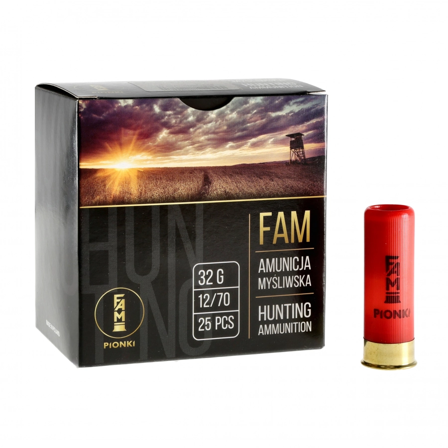 Amunicja FAM Pionki kal. 12/70 ZAT 32g 3-3,25 mm 1/4