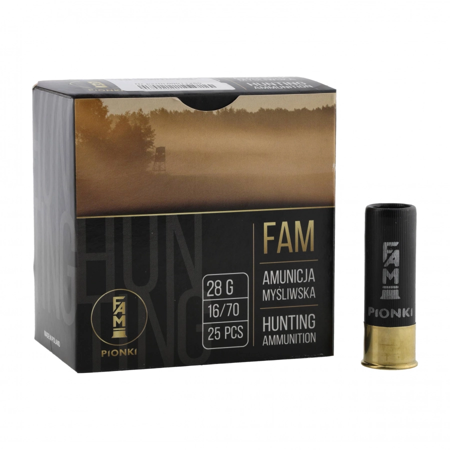 Amunicja FAM Pionki kal. 16/70 GW 28g 3-3,25mm 1/4