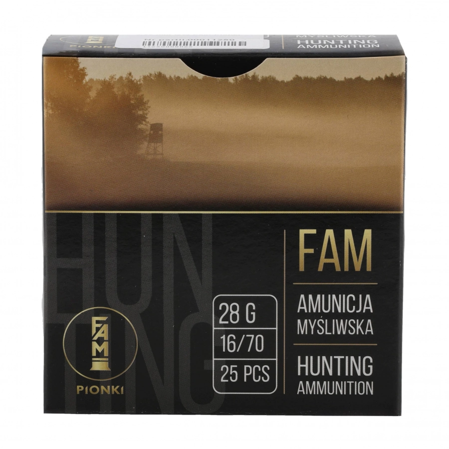 Amunicja FAM Pionki kal. 16/70 GW 28g 3-3,25mm 4/4