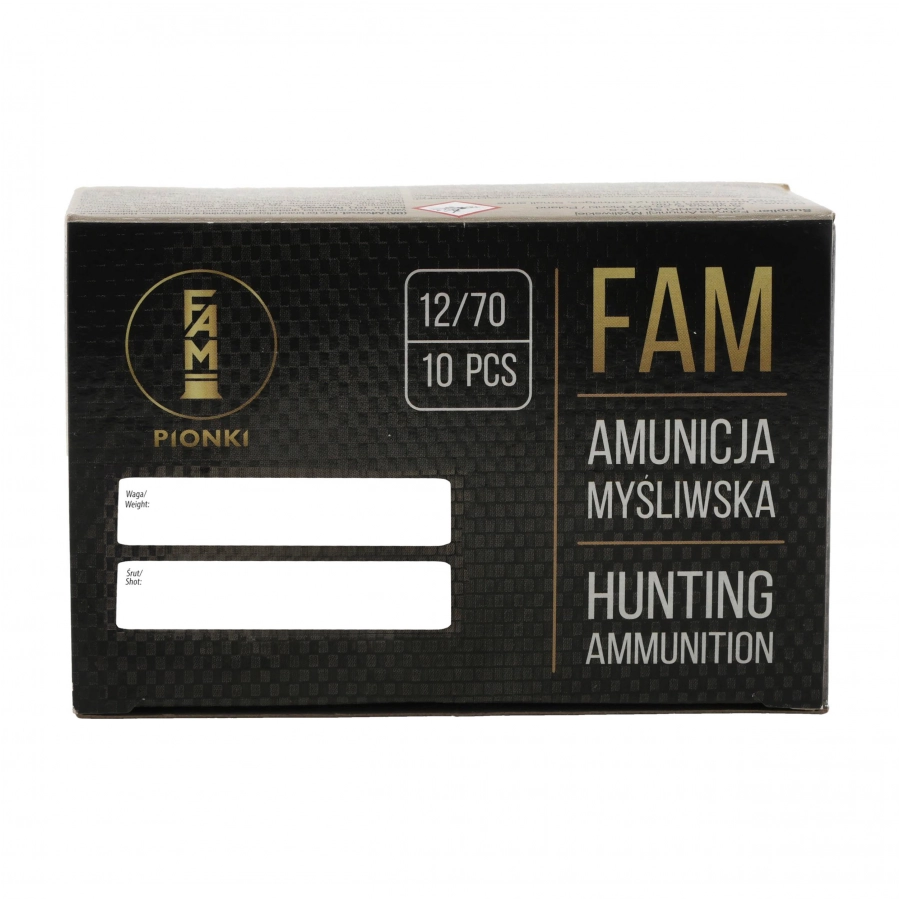 Amunicja FAM Pionki  KULA gumowa 12/70 4/4