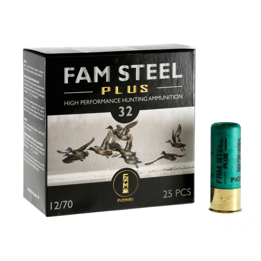 Amunicja FAM Pionki Steel Plus 12/70 32g 3-3,56 mm 1/4