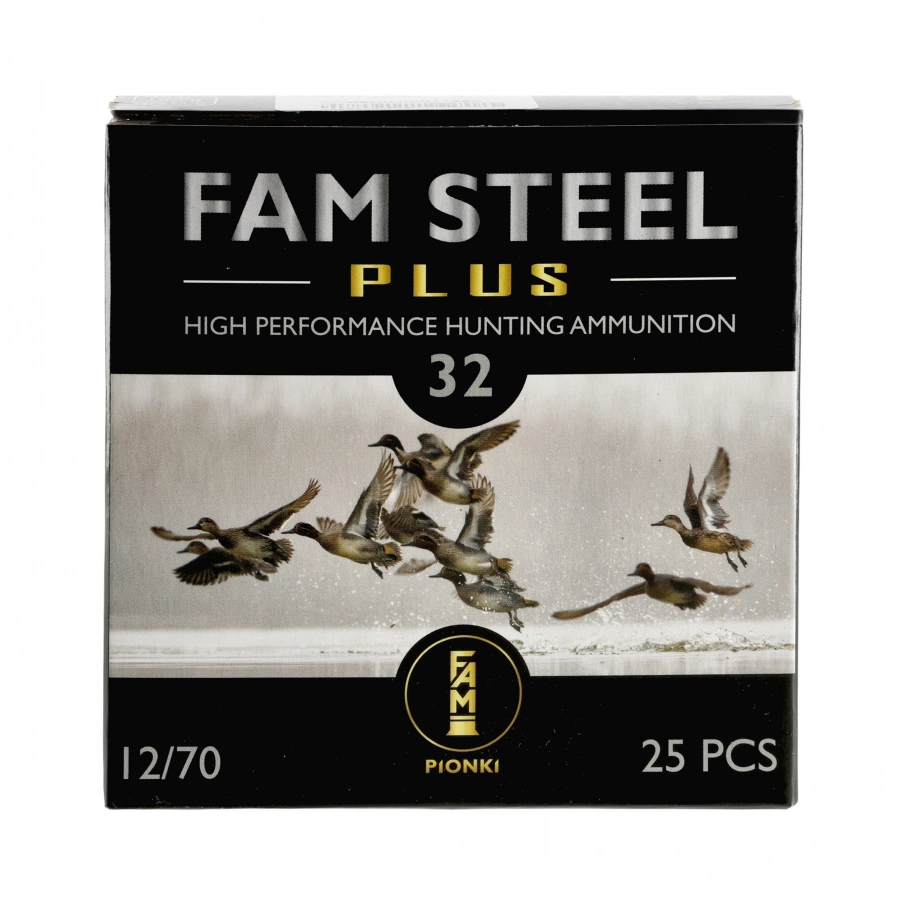Amunicja FAM Pionki Steel Plus kal. 12/70 32g 3-3,56 mm 4/4