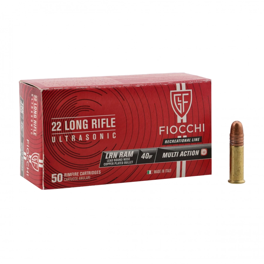 Amunicja FIOCCHI .22LR Ultrasonic HV 2,59g/40gr 380m/s 1/4