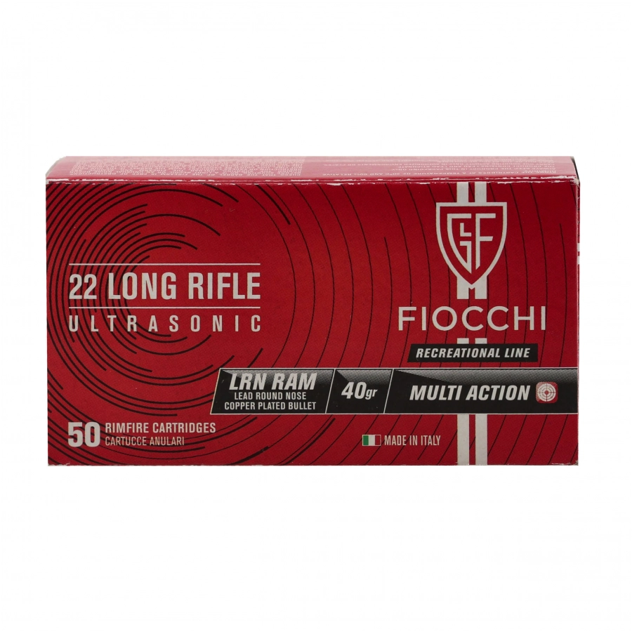 Amunicja FIOCCHI .22LR Ultrasonic HV 2,59g/40gr 380m/s 4/4