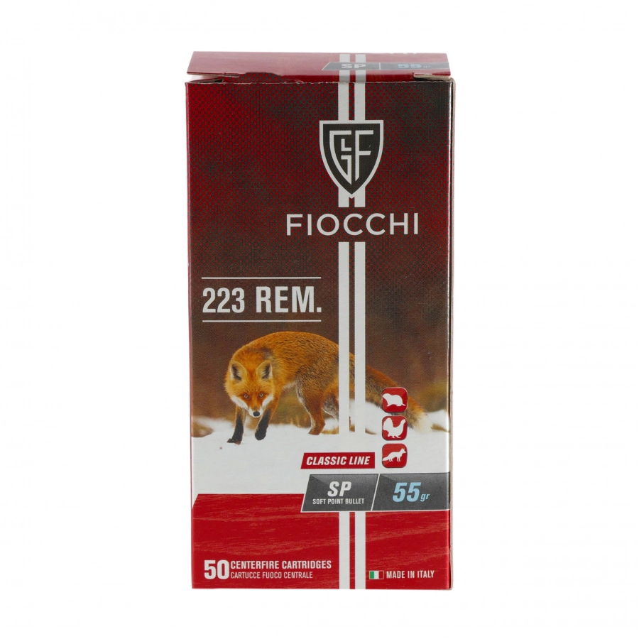 Amunicja Fiocchi kal .223 Rem SP 3,56g/55g 4/4
