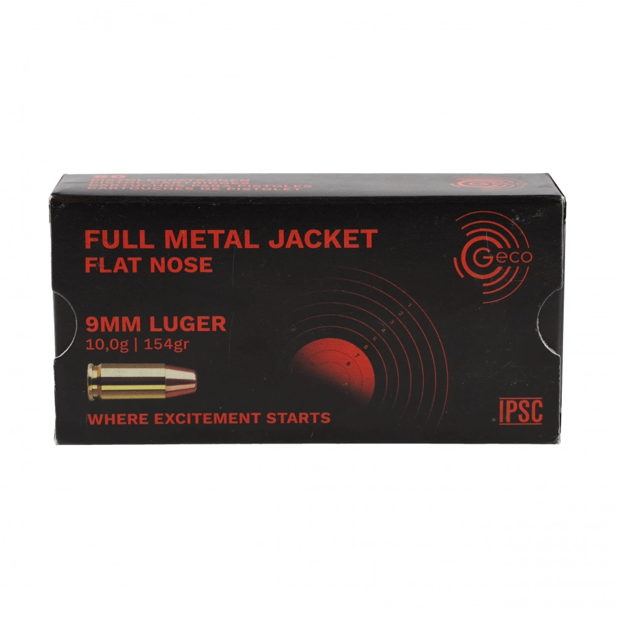 Amunicja GECO kal. 9x19 mm FMJ FN 10,0g 4/4