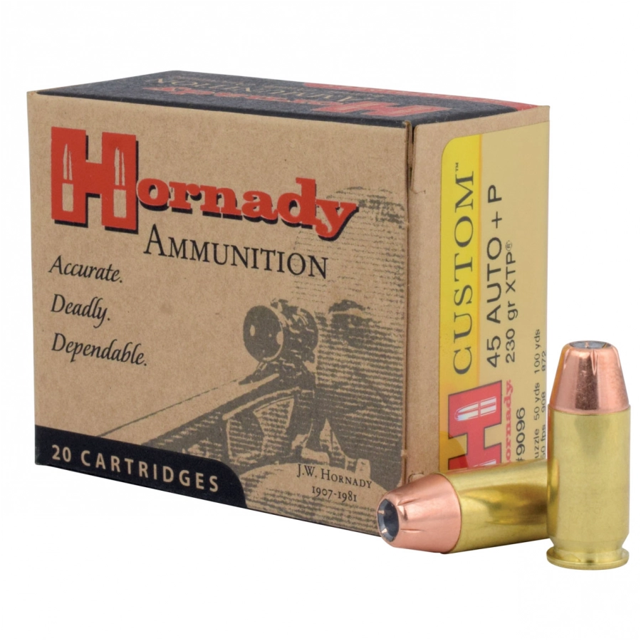 Amunicja Hornady kal.45Auto+P XTP 230gr/14,9g 1/1
