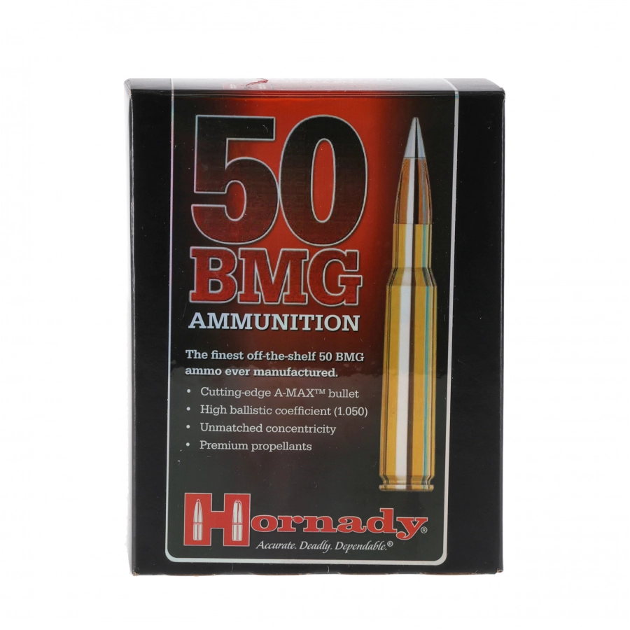 Amunicja Hornady kal. 50 BMG A-Max 750gr/ 48,6 g 4/4