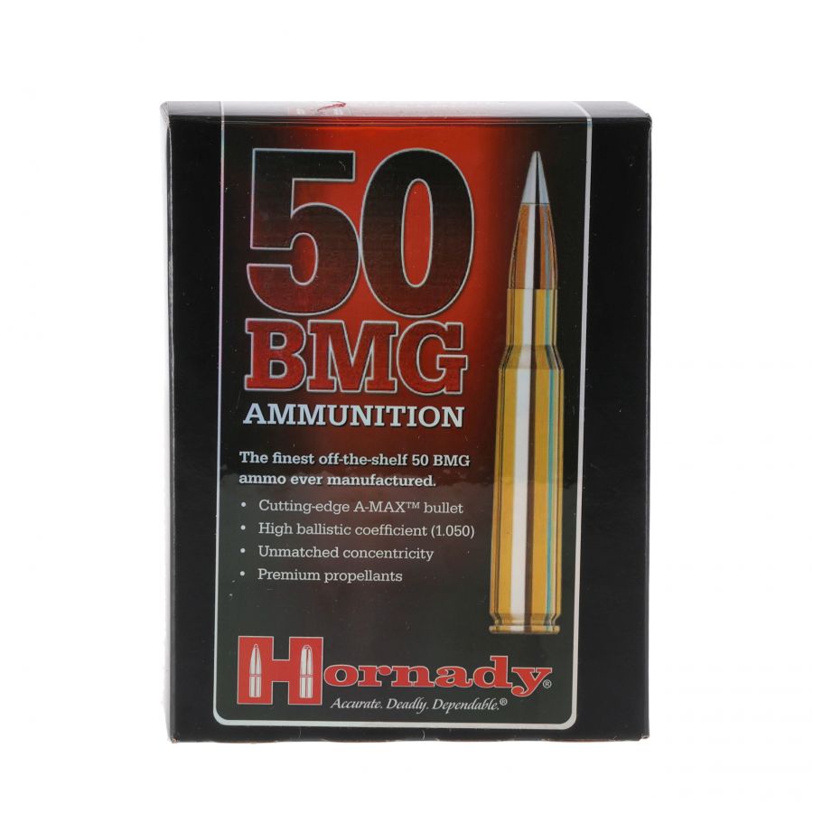 Amunicja Hornady kal. 50BMG A-Max 750gr/ 48,6 g 4/4