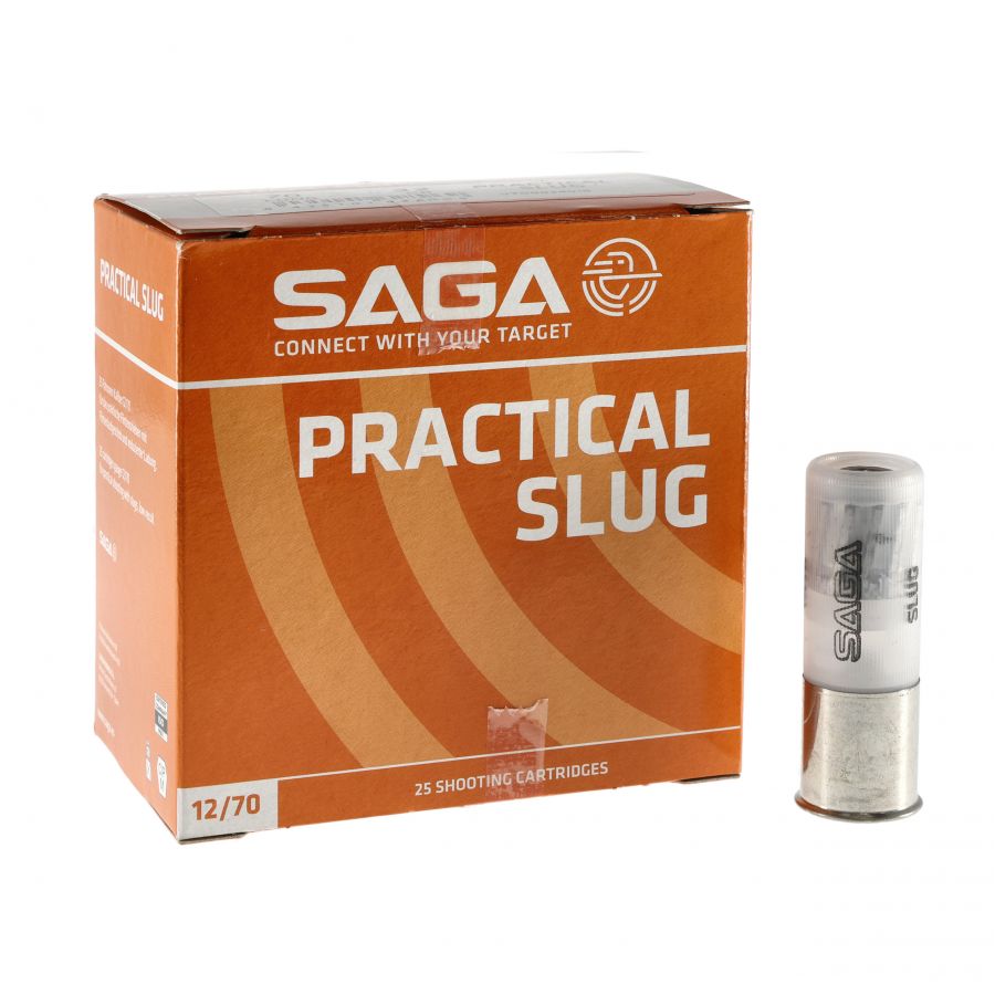 Amunicja kulowa SAGA 12/70 Practical Slug 32gr 1/4