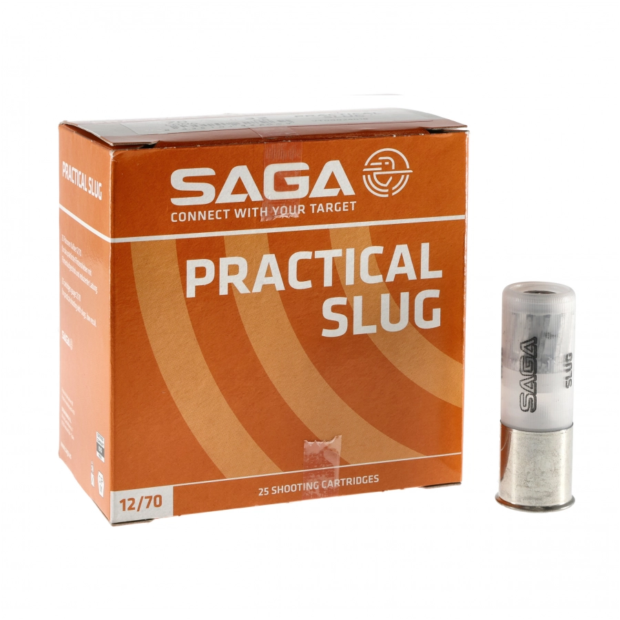 Amunicja kulowa SAGA kal. 12/70 Practical Slug 32gr 1/4