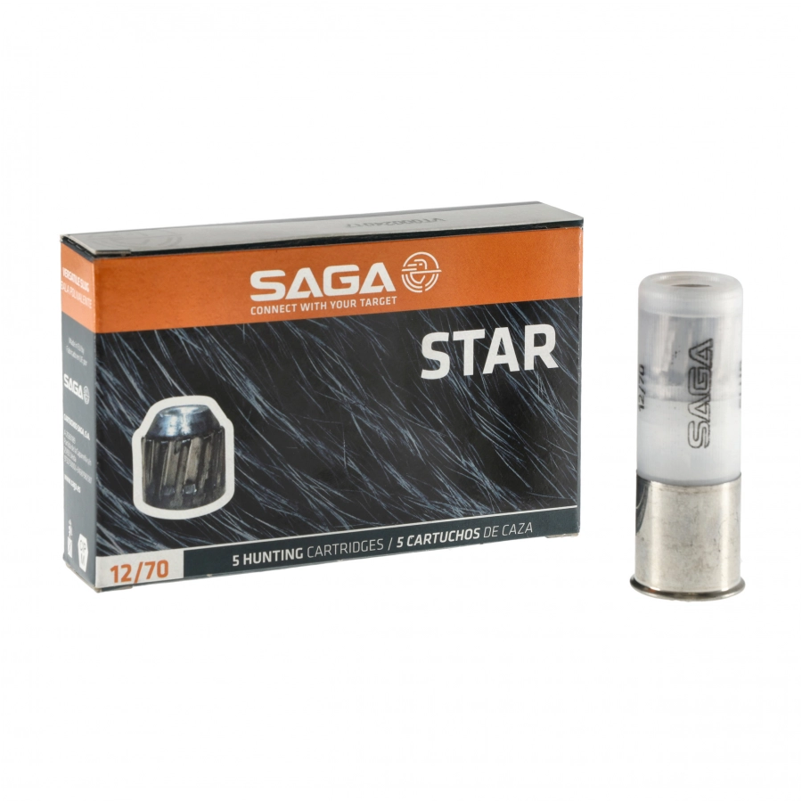 Amunicja kulowa SAGA kal. 12/70 Star Slug 31 gr 1/4