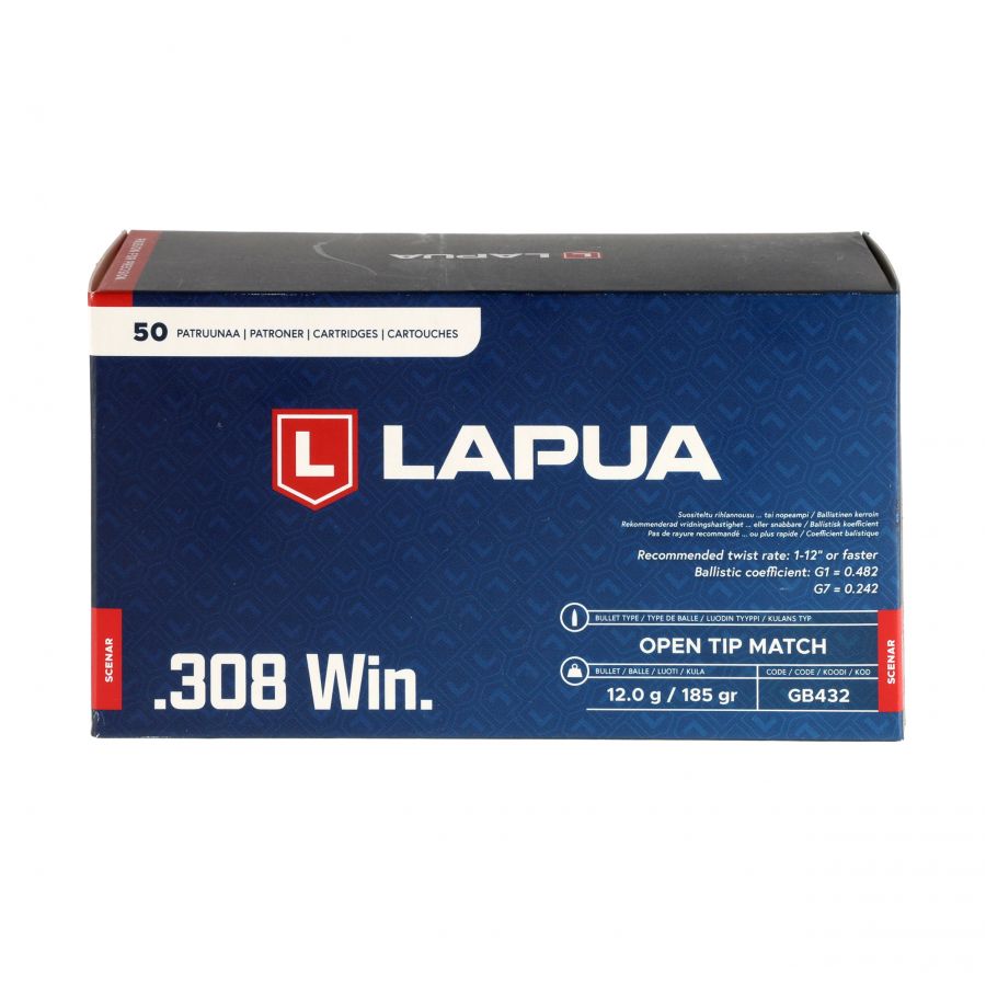 Amunicja LAPUA .308 Win SCENAR 12g/185gr 4/4