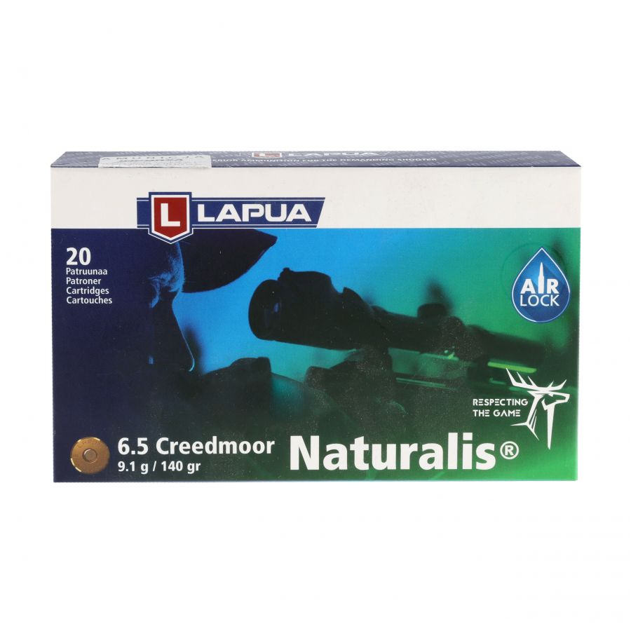 Amunicja LAPUA 6,5 Creedmoor Naturalis 9,1g 4/4