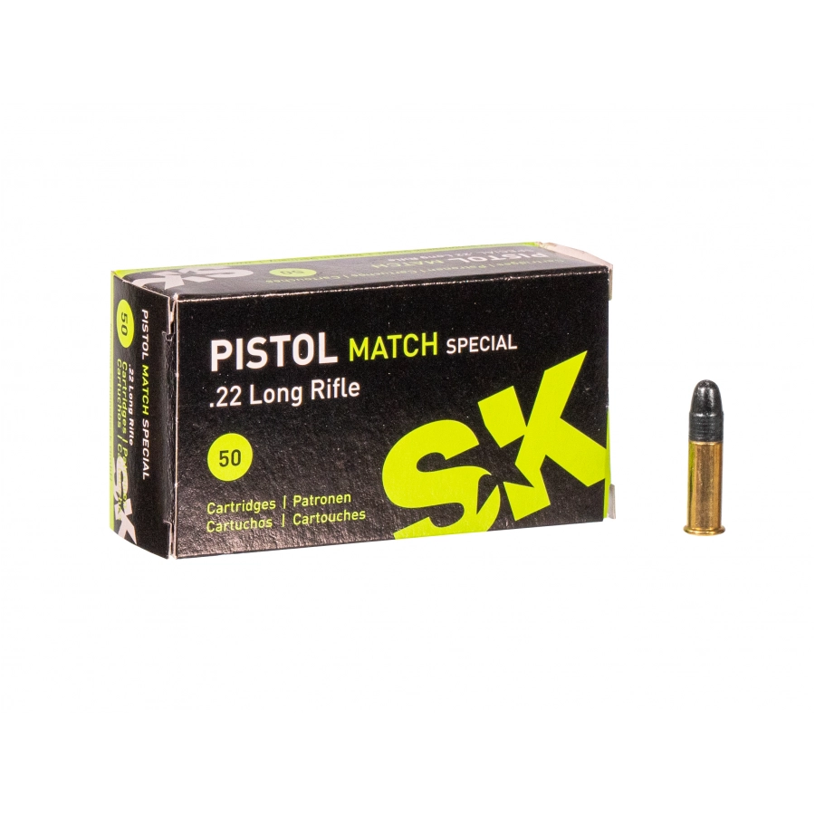Amunicja Lapua kal. 22 LR SK Pistol Match SPECIAL 2,59 g/40 gr 1/2