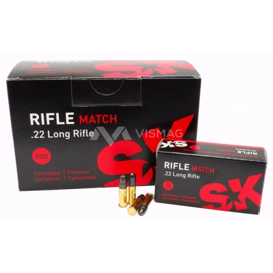 Amunicja Lapua kal. 22 LR SK Rifle Match 2,59 g/40 gr 1/1