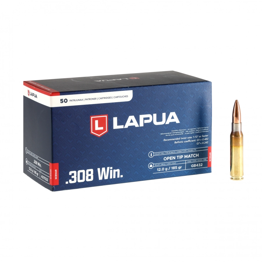 Amunicja LAPUA kal. 308 Win SCENAR 12g/185gr 1/4