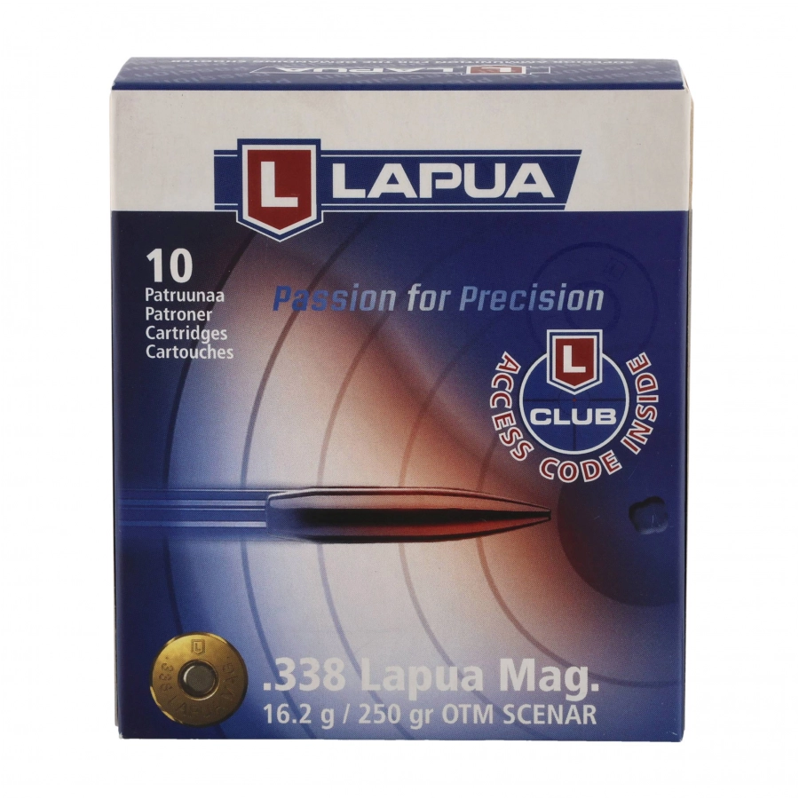 Amunicja LAPUA kal. 338LapMag SCENAR 16,2g OTM 4/4