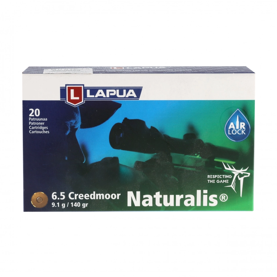 Amunicja LAPUA kal. 6,5 Creedmoor Naturalis 9,1g 4/4