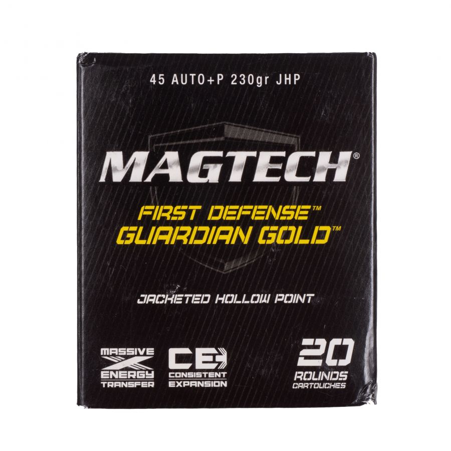 Amunicja Magtech kal.45+P JHP 230 gr Guardian Gold 2/2