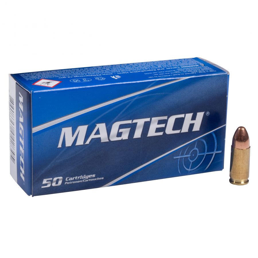 Amunicja Magtech kal. 9mm Luger, FMJ, 7,5g 1/3