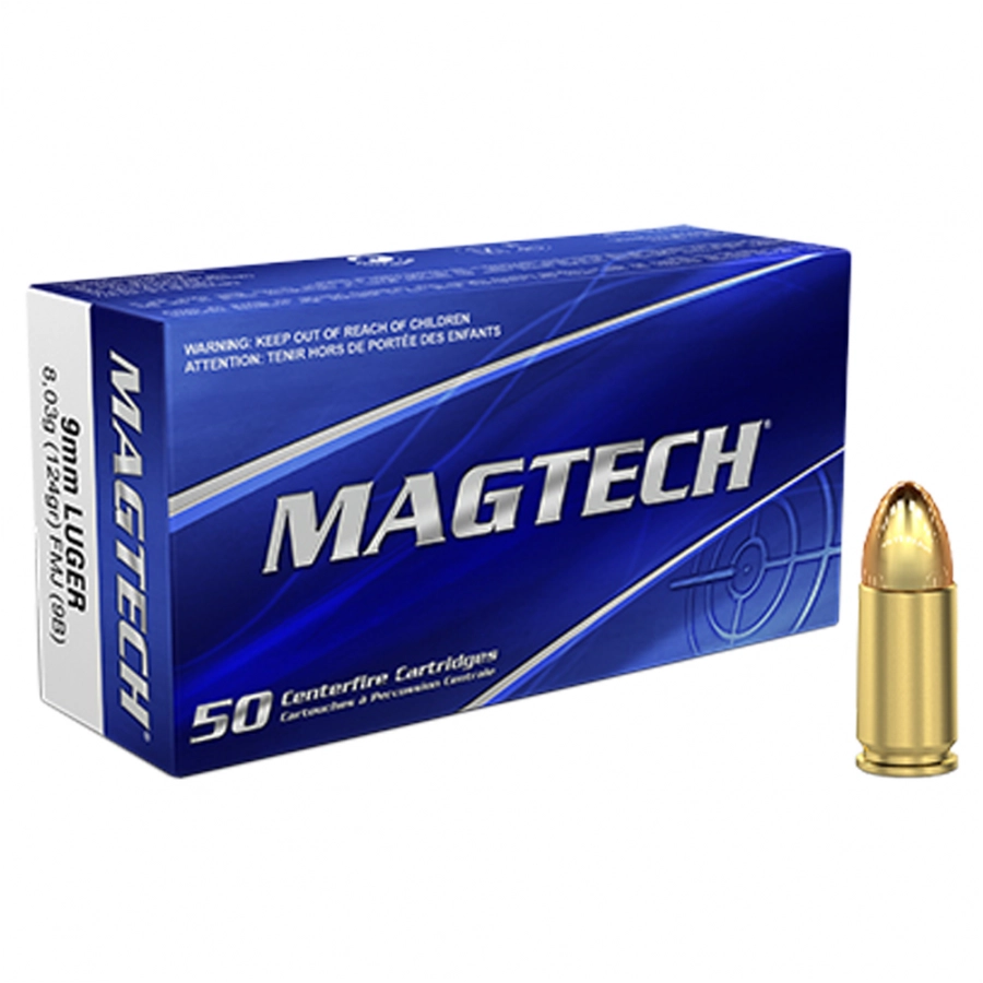 Amunicja Magtech kal. 9x19 mm, FMJ, 8g 1/3