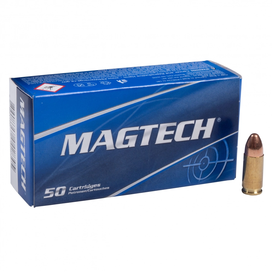 Amunicja Magtech kal. 9x19 mm Luger, FMJ, 7,5g 1/3