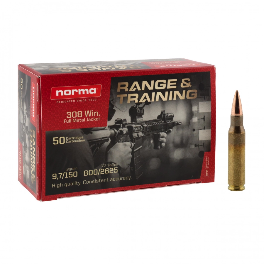 Amunicja Norma kal. 308 Win. R&T 9,7g/150 grs 1/4