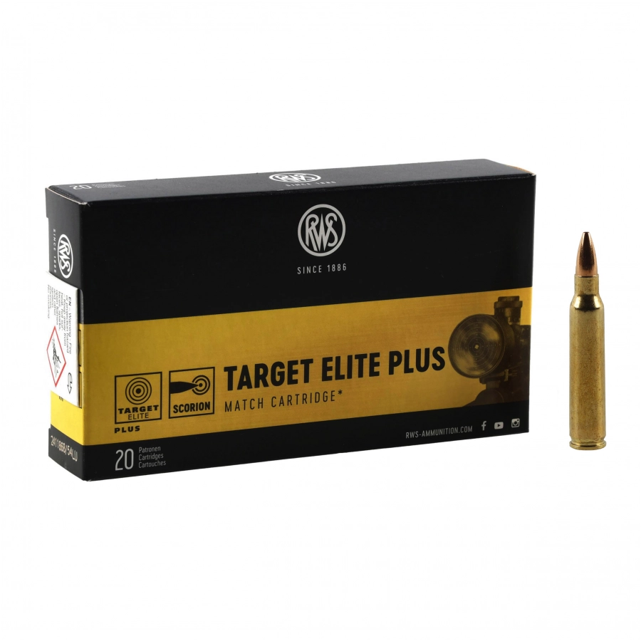 Amunicja RWS kal. .223 Rem Target Elite 4,5g/69gr 1/4