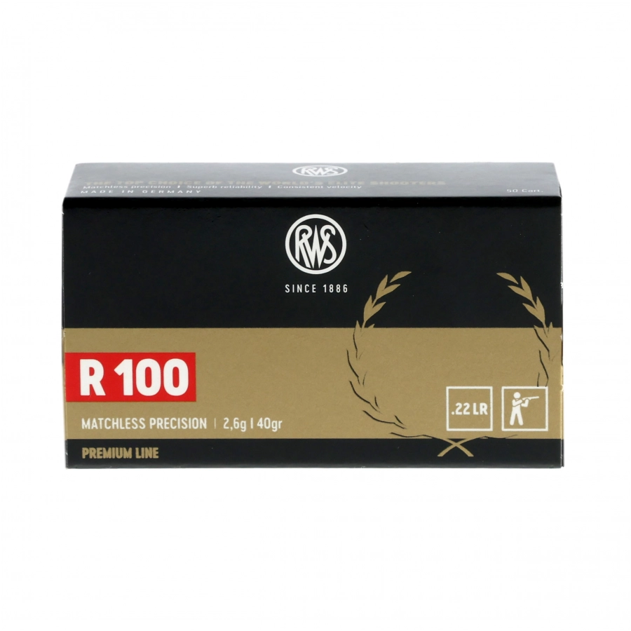 Amunicja RWS kal. .22lr R100 2,6g/40gr 4/4