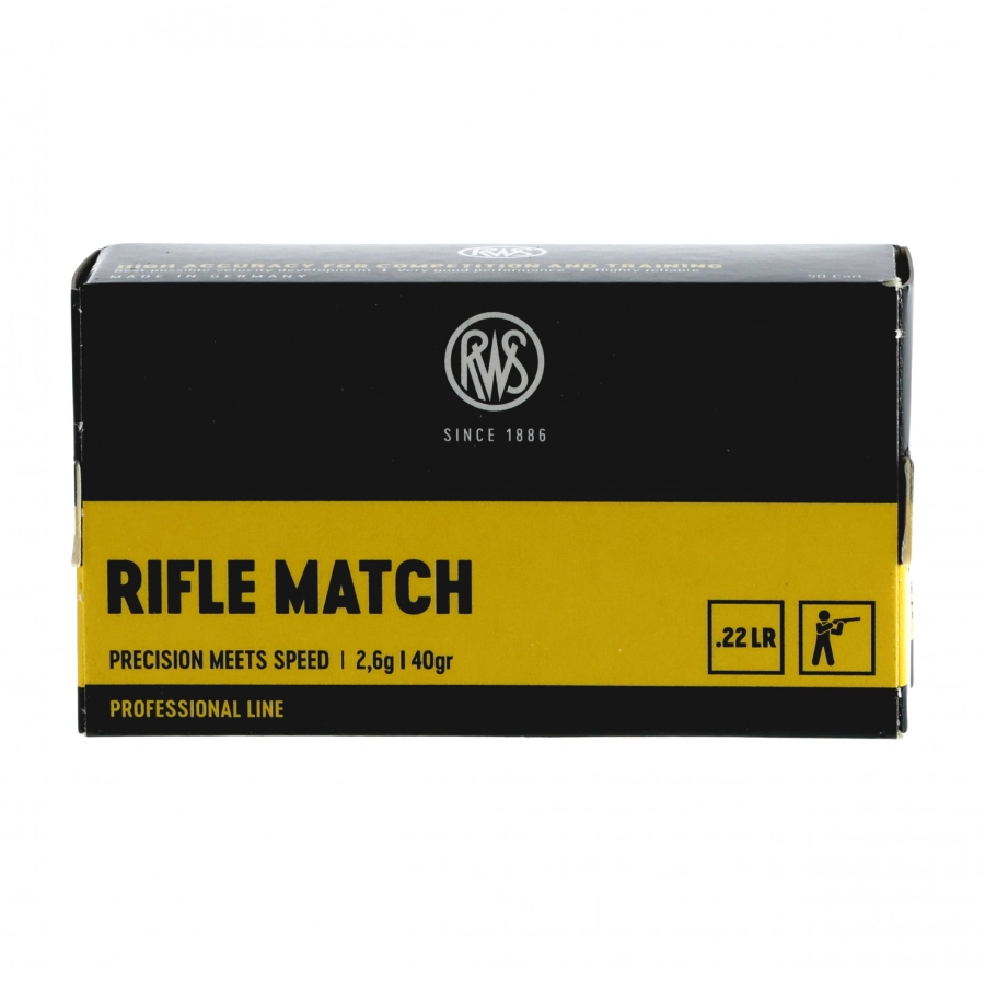 Amunicja RWS kal. .22lr Rifle Match 2,6g/40gr 4/4