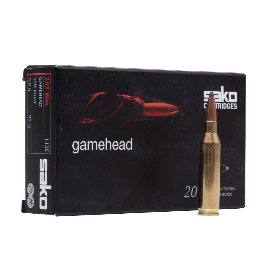 Amunicja SAKO Gamehead kal. 243 Win 5,8 g 1/3