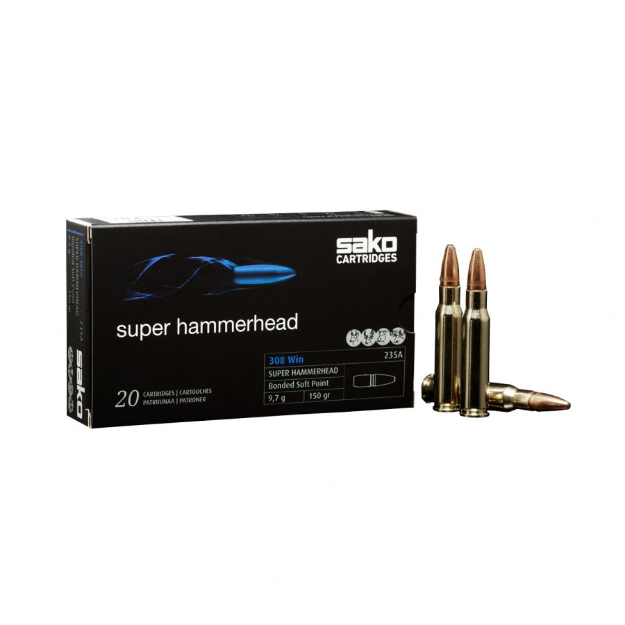 Amunicja SAKO Super Hammerhead kal. 30-06 9,7 g 1/2