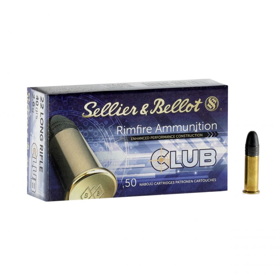 Amunicja Sellier&Bellot 22 LR CLUB LRN 1/4