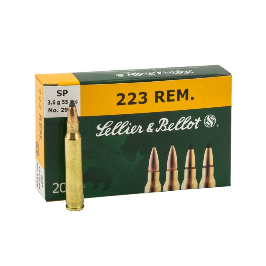 Amunicja Sellier&Bellot .223 Rem 3,6g/55grs SP 1/1
