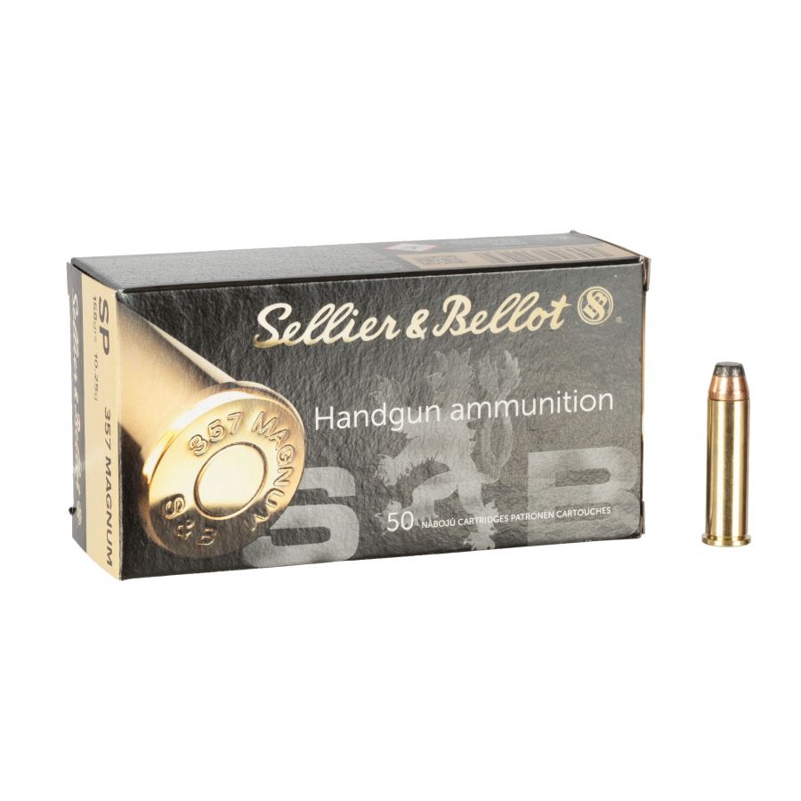 Amunicja Sellier&Bellot .357 SP 10,25 g/158 grs 1/3