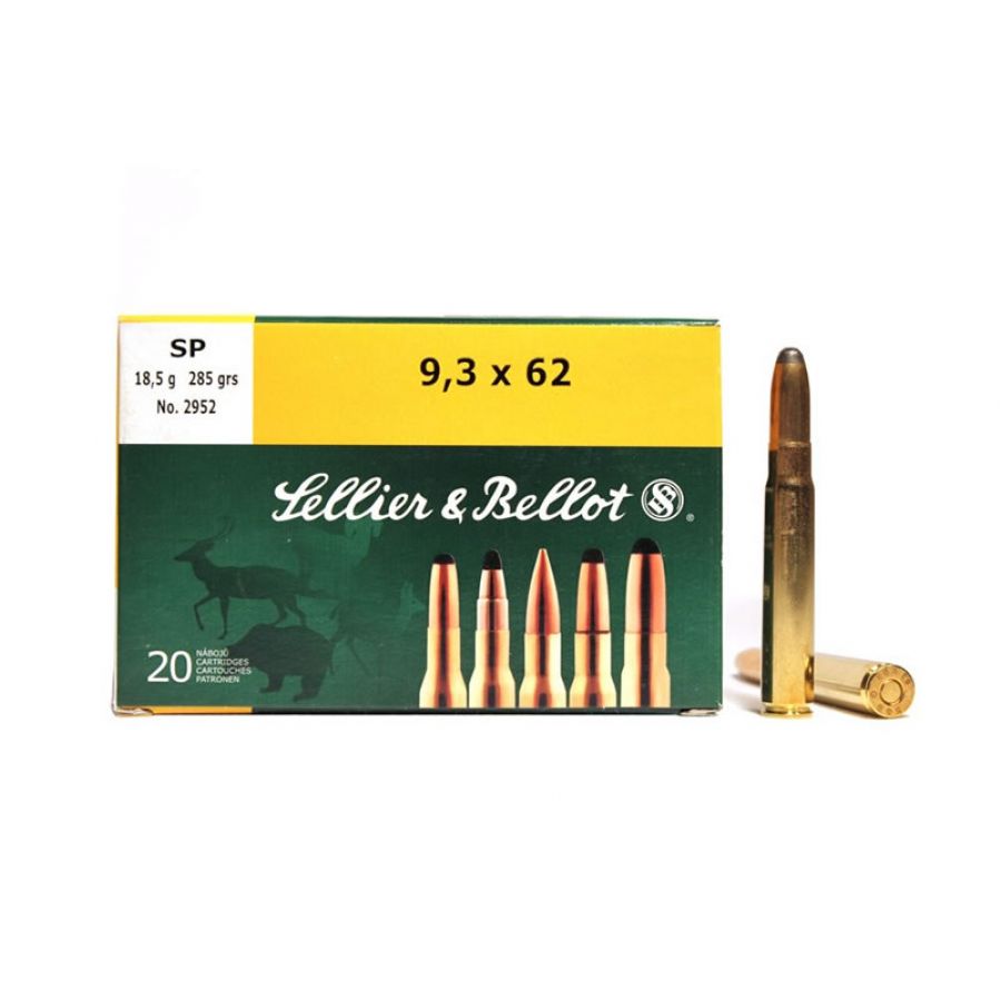 Amunicja Sellier&Bellot 9,3x62 SP 18,5 g 1/1