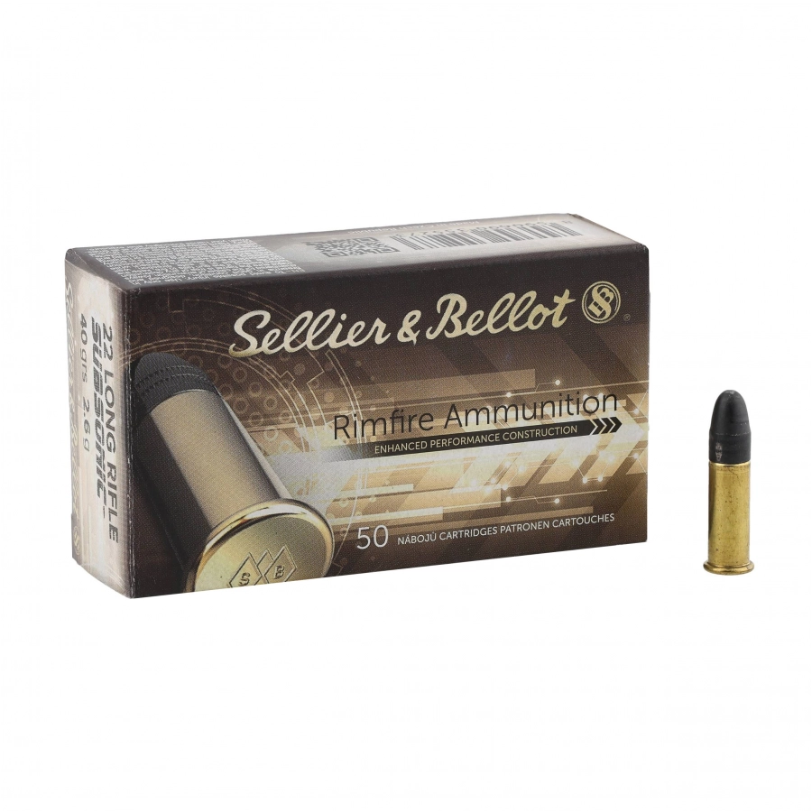 Amunicja Sellier&Bellot kal. 22 LR Subsonic 2,6g 1/4