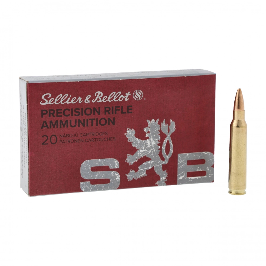 Amunicja Sellier&Bellot kal. 223 Rem 3,36g/52gr HPBT Match 1/4