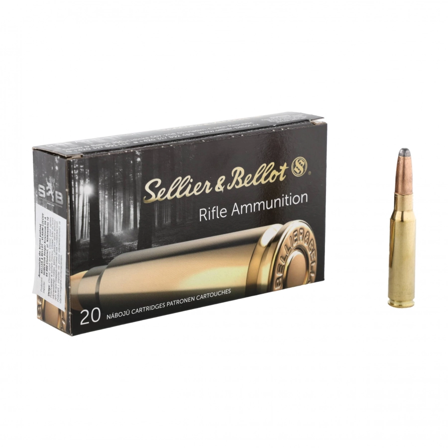 Amunicja Sellier&Bellot kal. 308 Win 11,7g/180grs SP 1/4