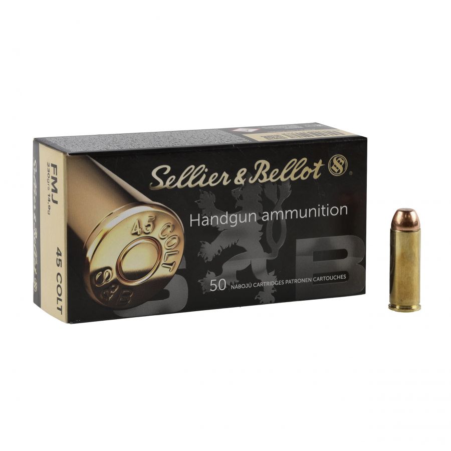 Amunicja Sellier&Bellot Kal. 45 Colt FMJ 14,9g 1/4