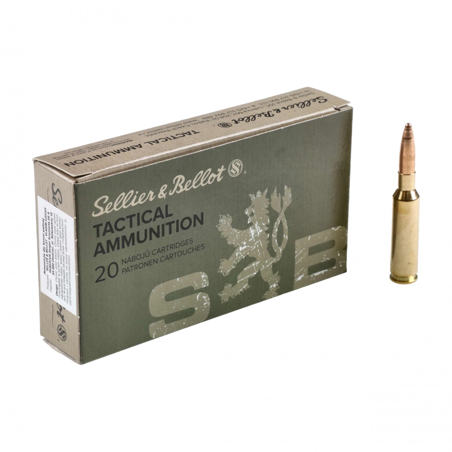 Amunicja Sellier&Bellot kal. 6,5 Creedmoor FMJ-BT Tactical 9,1g/140gr 1/4