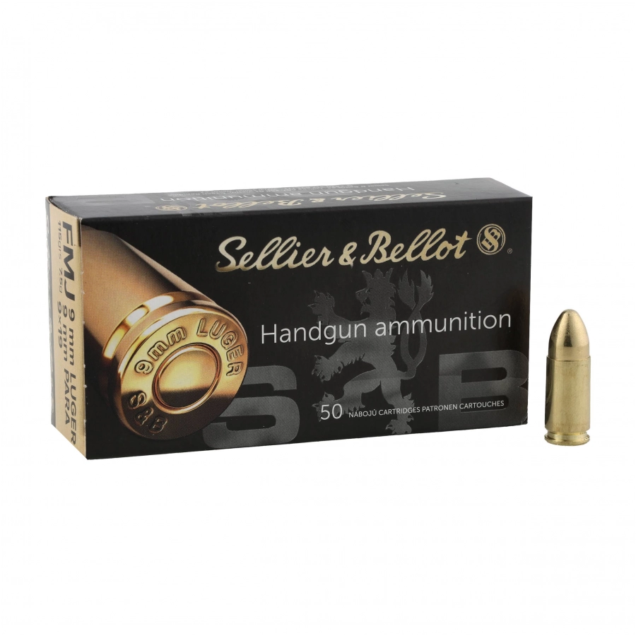 Amunicja Sellier&Bellot kal. 9x19 mm 7.5g FMJ 1/4