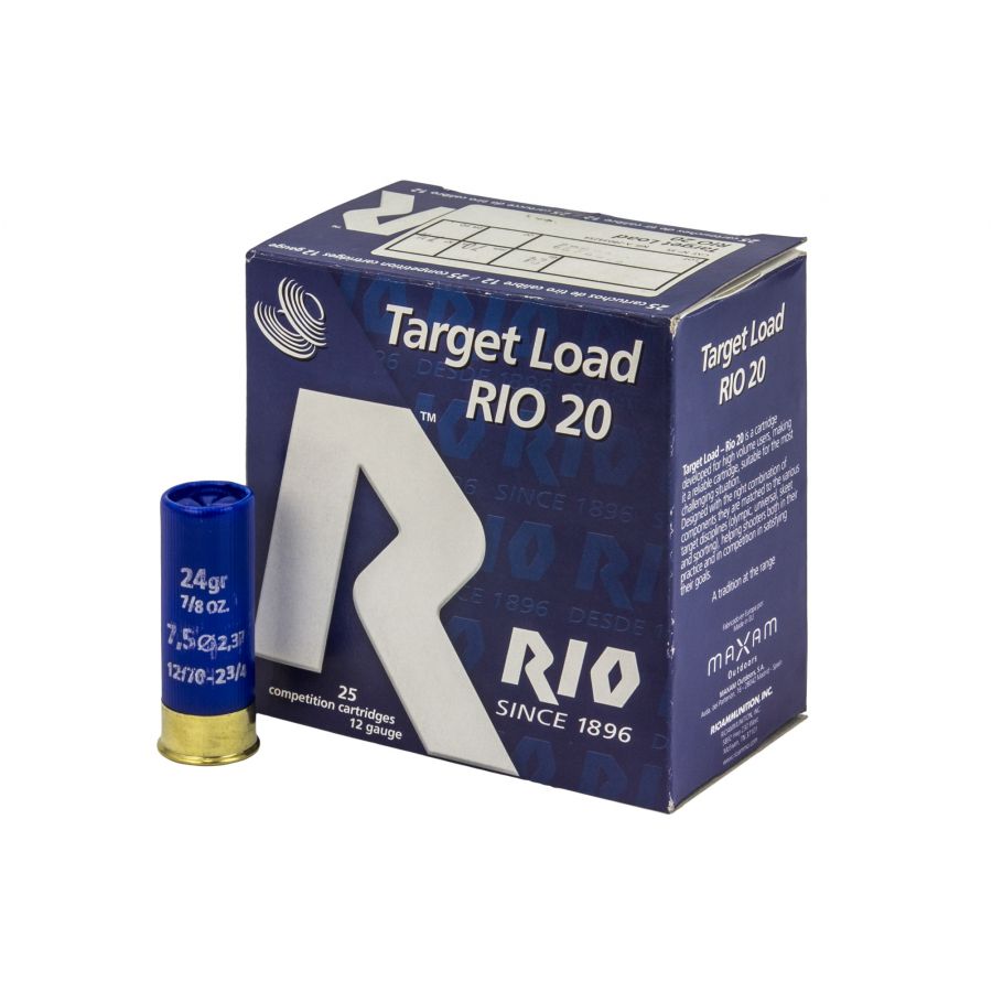 Amunicja Śrutowa Rio Target 12/70 24 g 7.5 Trap 1/1