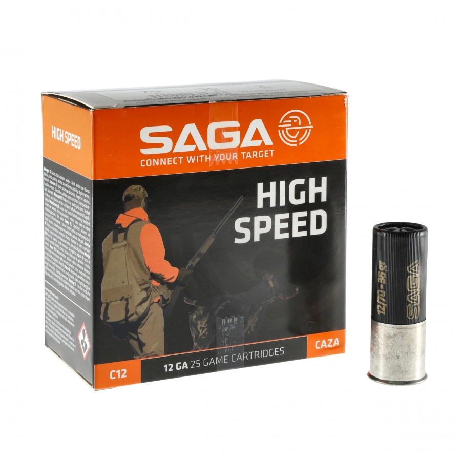 Amunicja Śrutowa SAGA kal. 12/70 High Speed 36GR (P2) 1/4